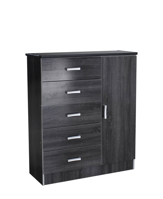 Urban Decor Chest of Drawer 5 Draw + 1 - MW1268