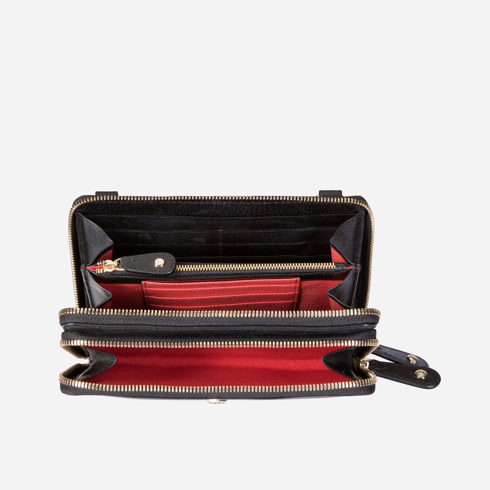Jekyll & Hide Ladies Purse With Detachable Straps Black
