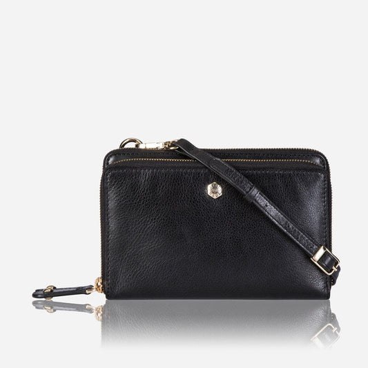 Jekyll & Hide Ladies Purse With Detachable Straps Black