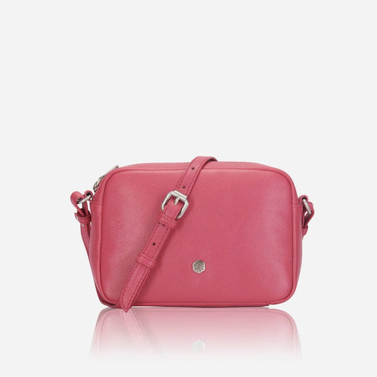 Jekyll & Hide Slim Ladies Leather Crossbody Flamingo