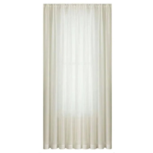 Mystic Voile Curtain Cream Taped