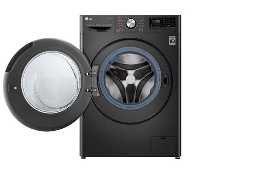 LG 8.5Kg/5Kg Black Steel Vivace Washer Dryer Combo F2V9GCP2E