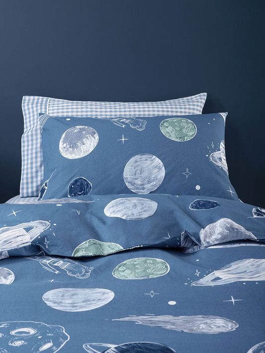 Linen House Blue Astronomy Duvet Cover Set