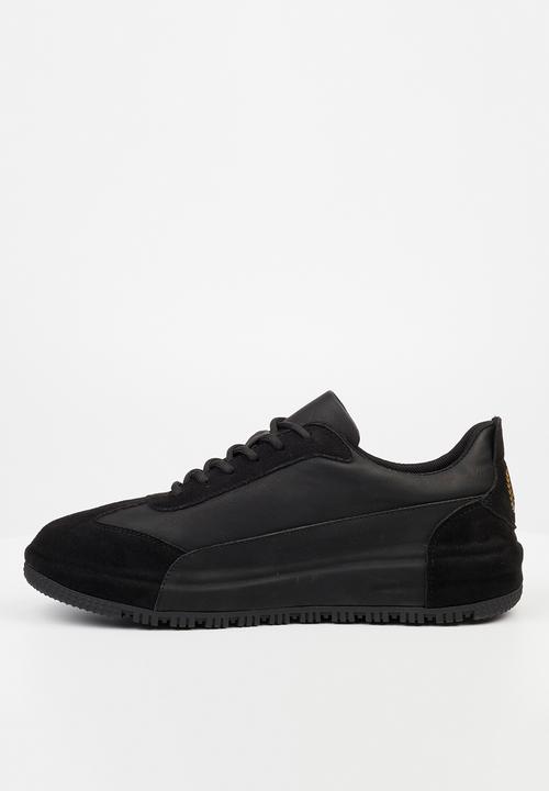 Mazerata Perlo 1 faux suede - black