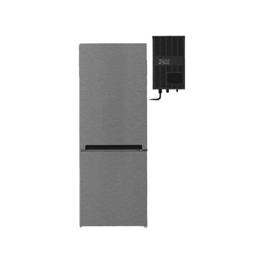 Defy 303l Satin Metallic Solar Off-Grid Fridge Freezer DAC631S2