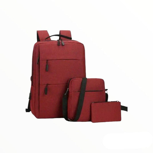 Laptop Bag Combo - Red