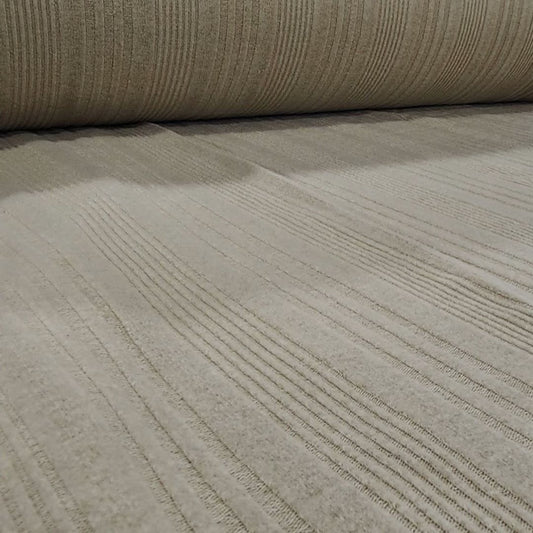 Verrigated Brushed Jersey Knit Fabric Butter 150cm