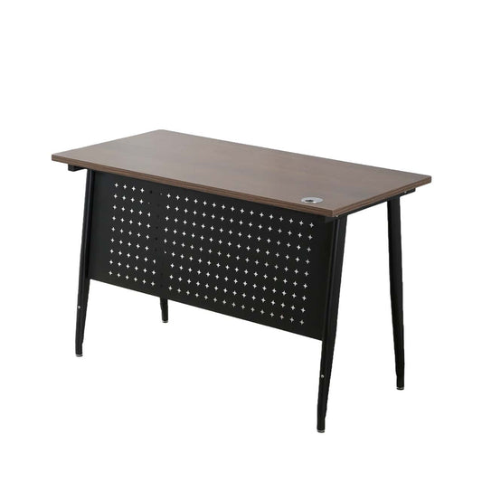 Bawas Collection Office Desk - Walnut & Black