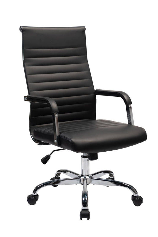 Leather Office Chair – Black