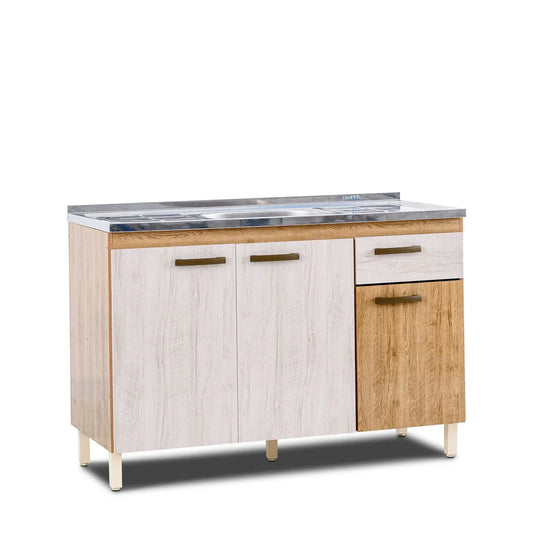 3 Door Base With Sink Nogueira – Nature