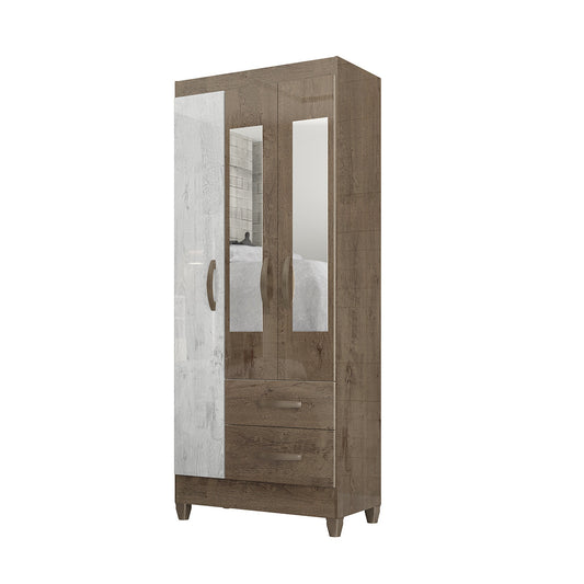 3 Door Robe + Legs –  Coffee/Carvalho