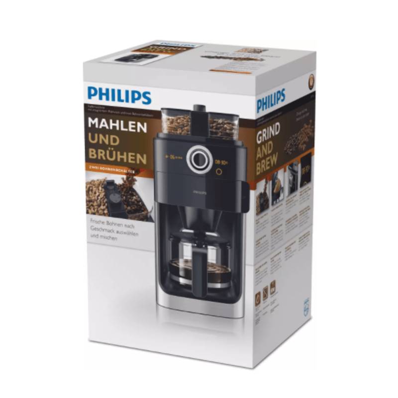Philips Grind & Brew Coffee Maker 1.2 Litre HD7762/00