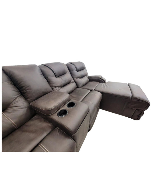 Berlin Corner Sofa 4pce - Brown