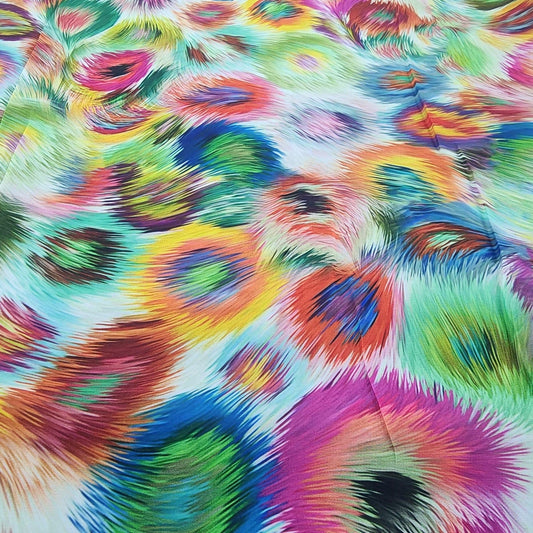 Printed Peach Chiffon Fabric 150cm