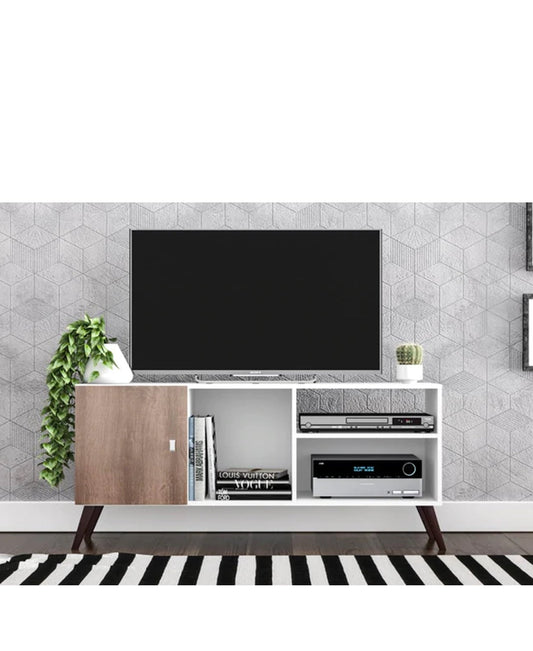 Urban Decor Exotic Designs Plasma Stand - White
