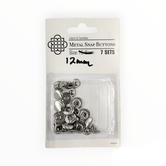 Metal Snap Buttons 12mm