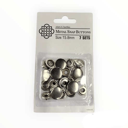 Metal Snap Buttons 15.8mm