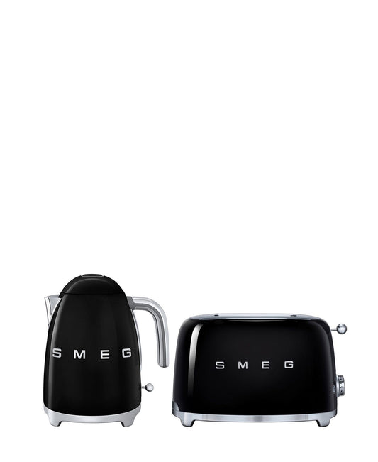 Smeg Kettle & Toaster Combo - Black