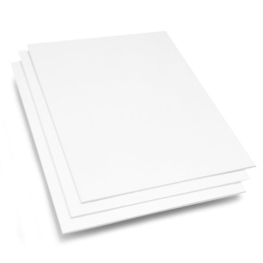 Backing White Paper Board Sheet- Pack Of 100