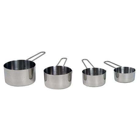 Steel King Stainless Steel Measuring Cup Set 4-Piece 4.MCS