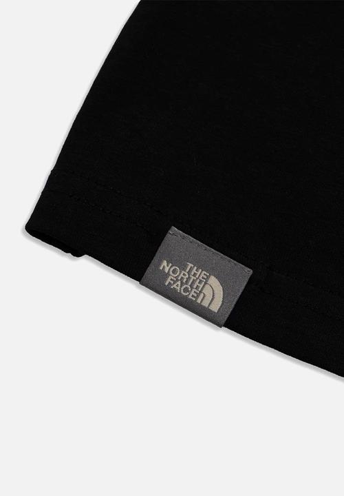 The North Face short sleeve rust 2 tee - tnf black & led yellow