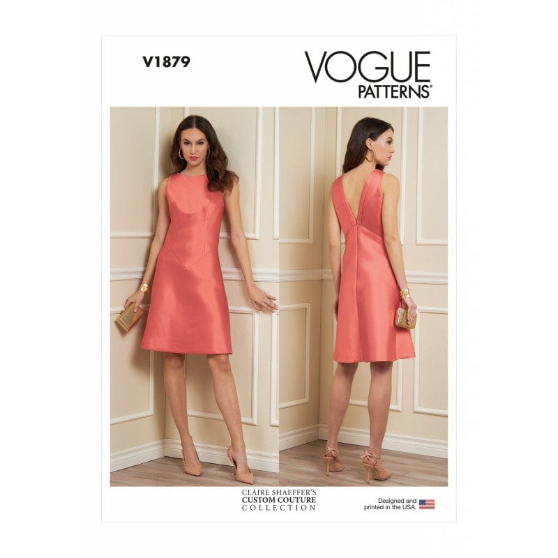 Vogue Dress Pattern V1879-A5 (6-8-10-12-14)