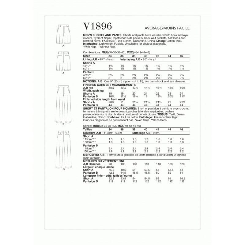 Vogue Dress Pattern V1896-MXX