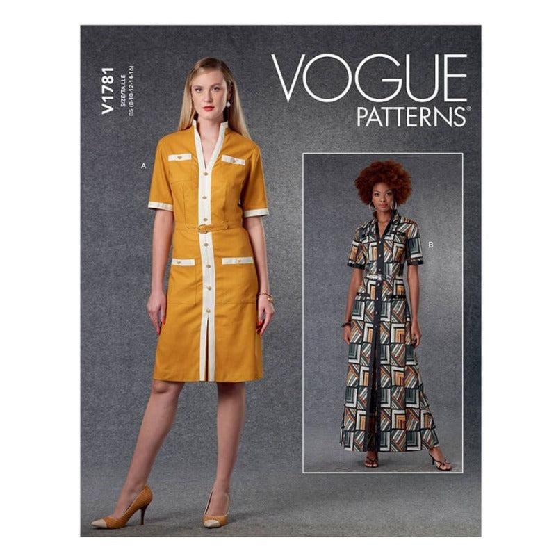 Vogue Pattern V1781 F5 (16-18-20-22-24)