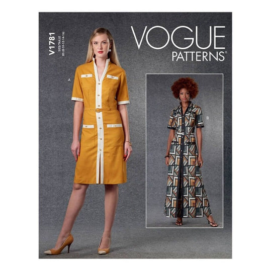 Vogue Pattern V1781 F5 (16-18-20-22-24)