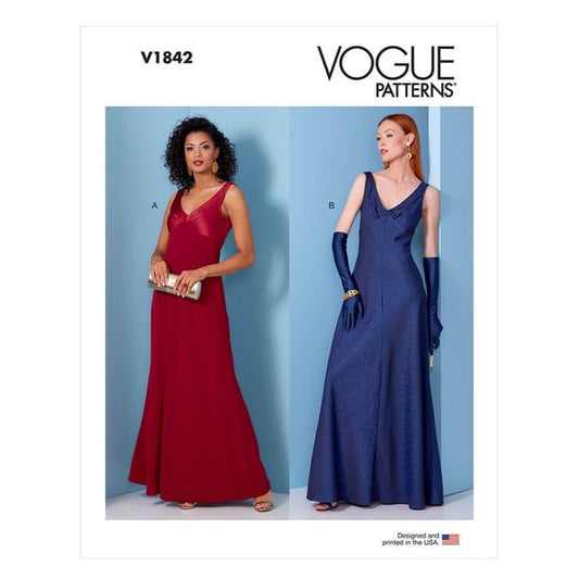 Vogue Pattern V1842 F5 (16-18-20-22-24)