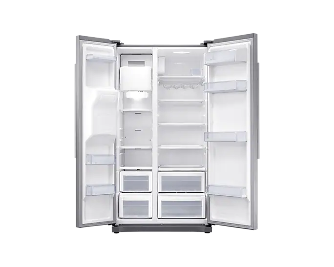 SAMSUNG 501L SIDE BY SIDE FRIDGE SILVER - RS50N3C13S8
